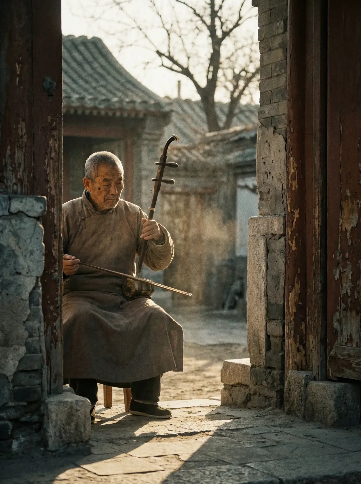 独立电影《庭院独奏》海报 - 国产视频